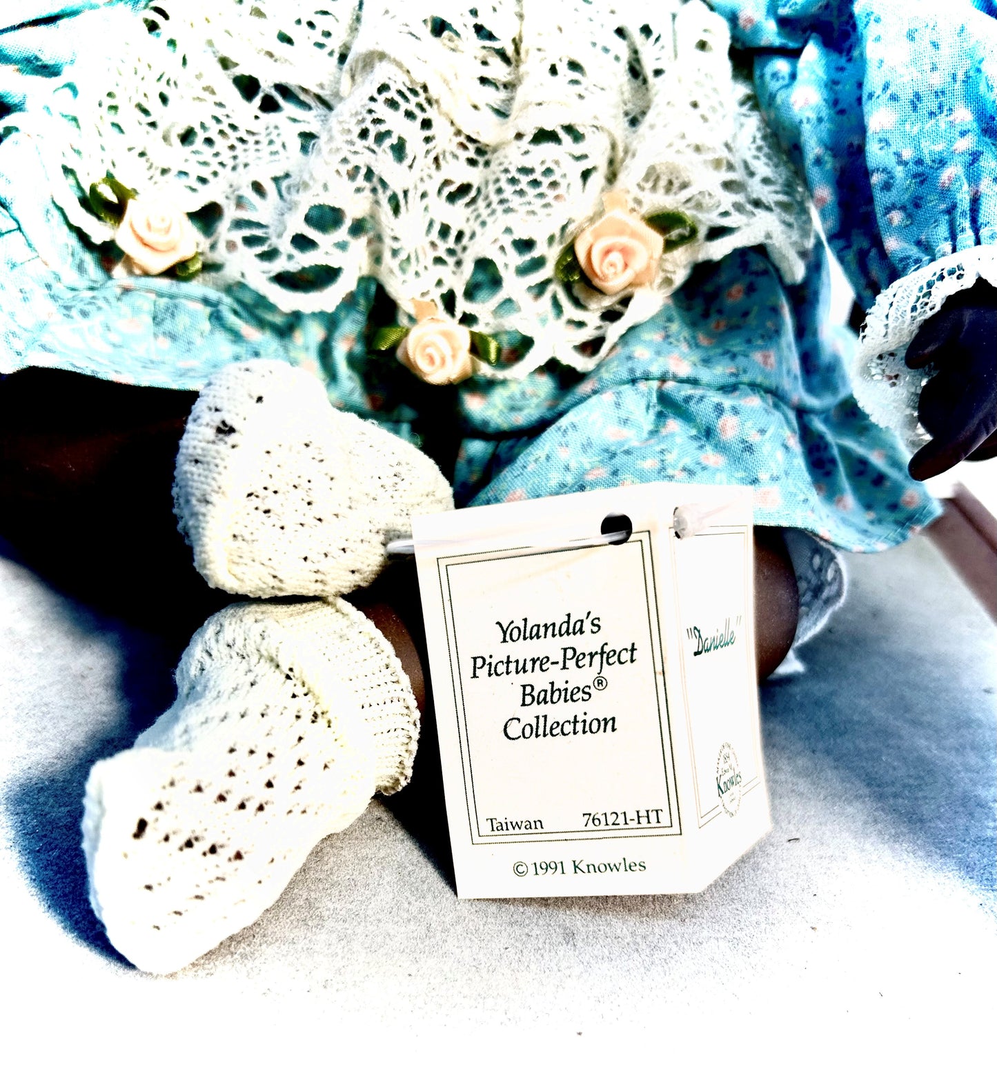 Vintage African American Porcelain Doll