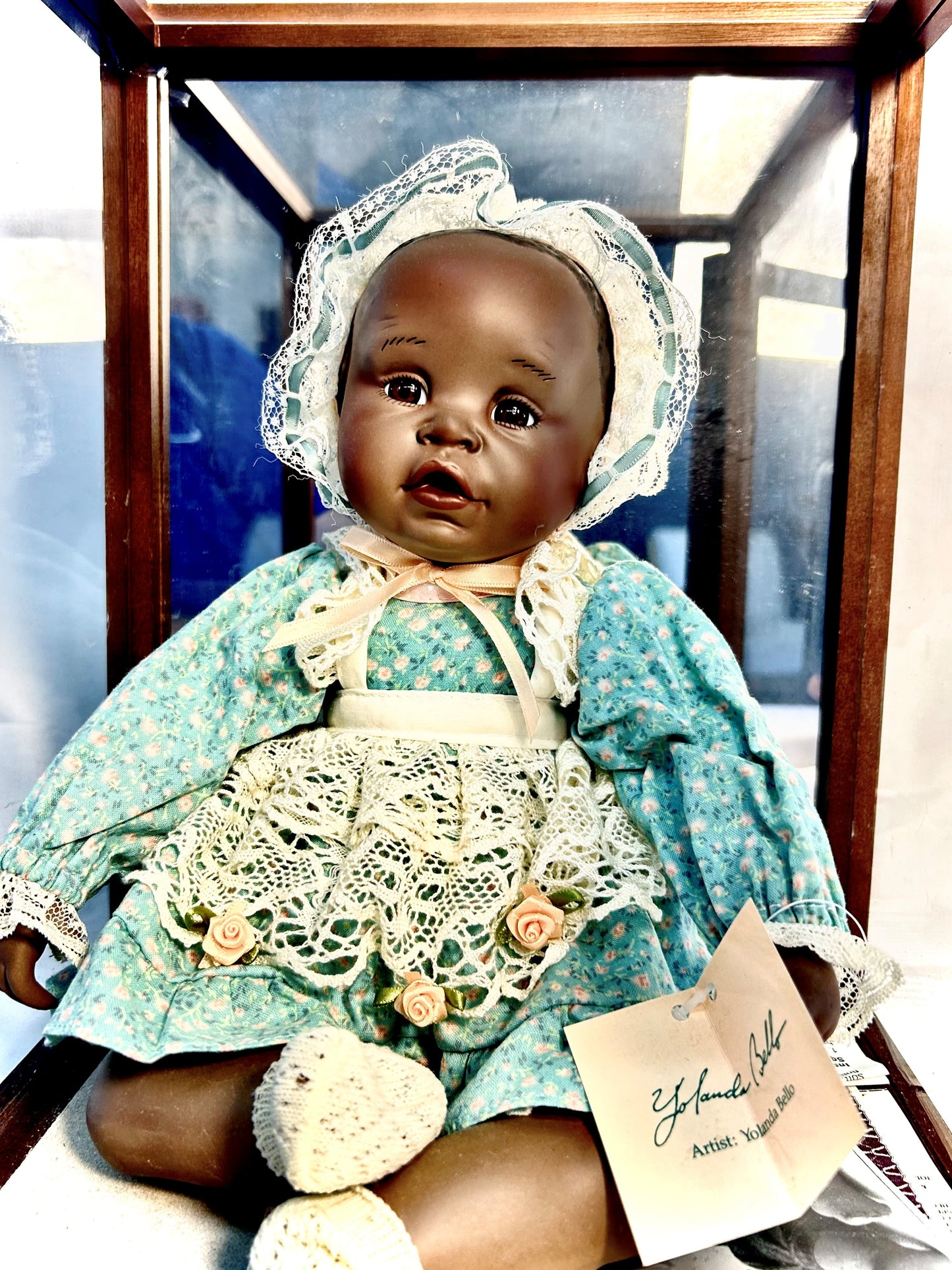 Vintage African American Porcelain Doll