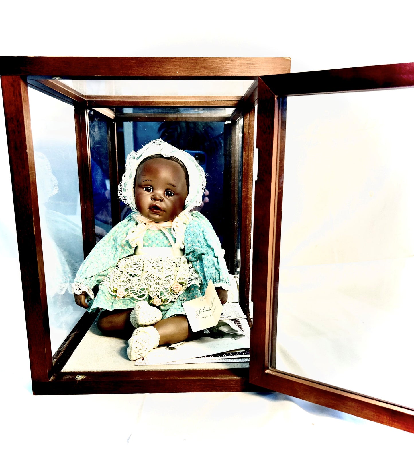 Vintage African American Porcelain Doll