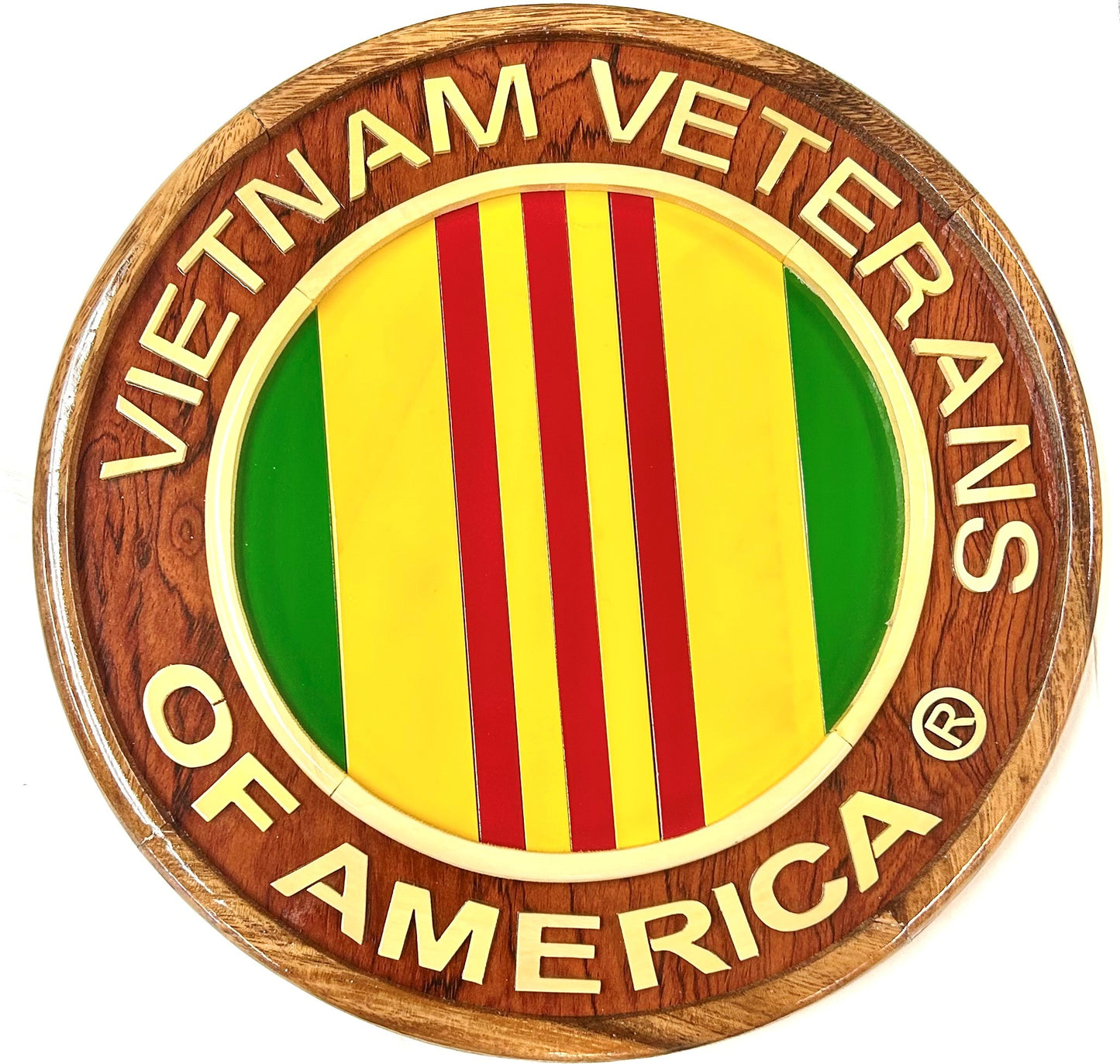 12" Vietnam Veteran Wood Plaque (Copy)
