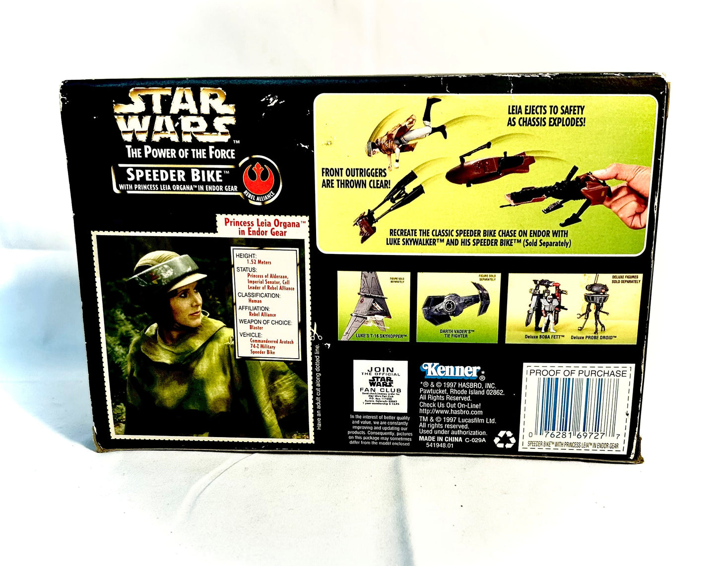 Leia Organa In Endor Gear Speeder Bike