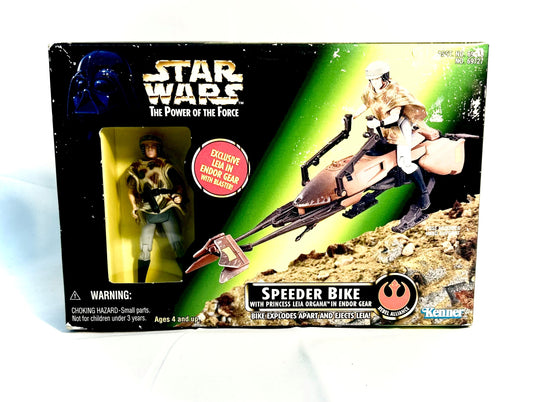 Leia Organa In Endor Gear Speeder Bike
